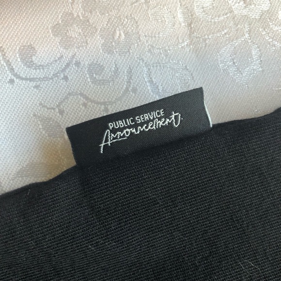 PSA Public Service Announcement Black T-Shirt Graphic Print Men’s Size 2XL Tee - Picture 4 of 16